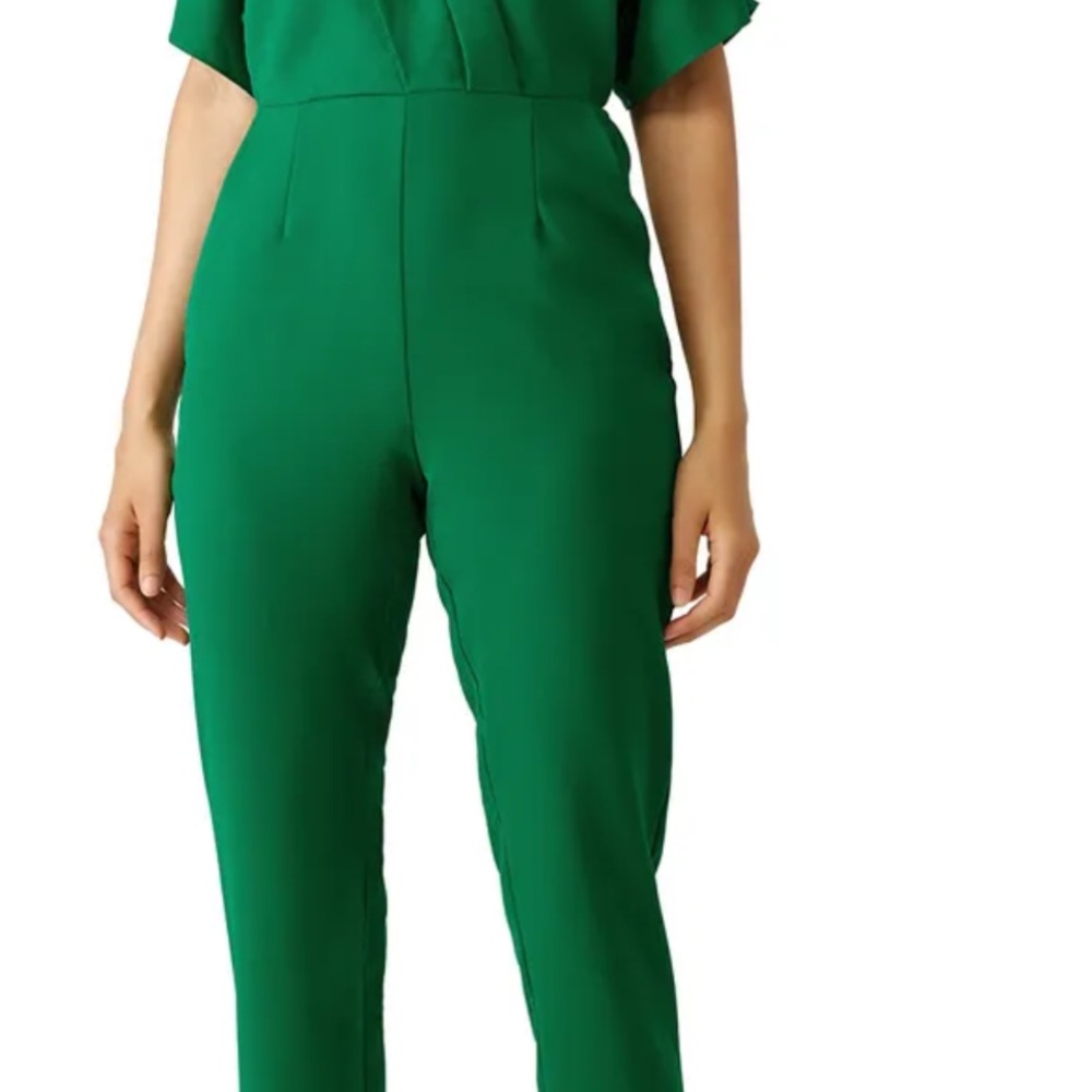 Adelyn Rae Vibrant Green Jumpsuit